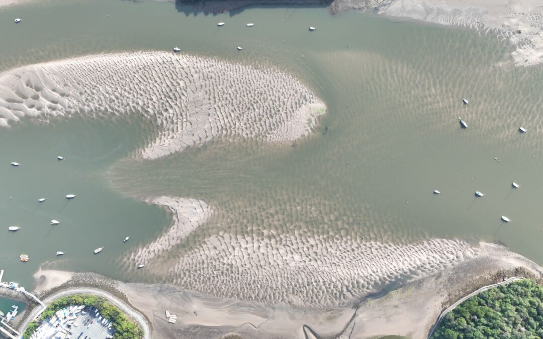 New drone images of the Conwy estuary